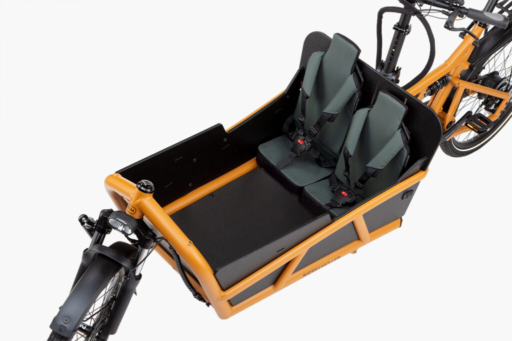 Cargo bici eléctrica sillas para niños
